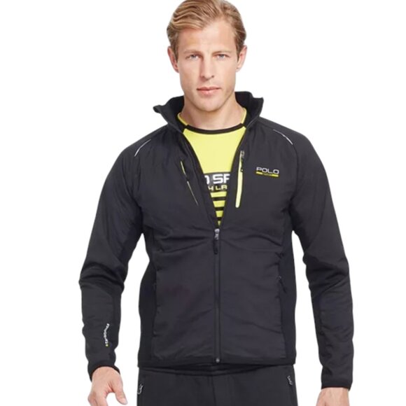 Polo Ralph Lauren Men’s Full Zip Hybrid Tech Jacket, Black, M - Picture 10 of 11